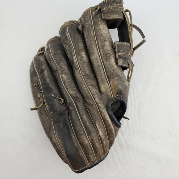 VTG MAG Leaguer Leather Glove Mitt Youth 10" Grain Cowhide Right Hand Throw - Picture 7 of 10